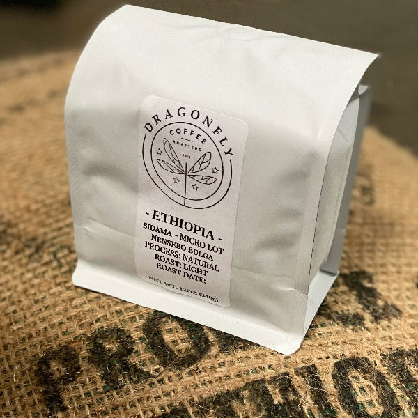 Ethiopian Sidama - Nensebo Bulga Natural - 12oz WHOLE BEAN